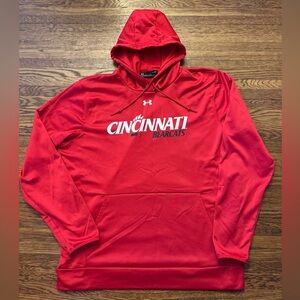 #653 UNIVERSITY OF CINCINNATI BEARCATS Under Armour Red Cincinnati Bearcats Hood